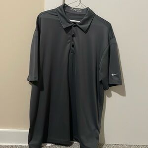 Nike golf polo - dark gray, size large